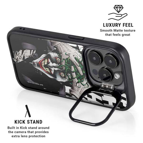 DC Comics The Joker Killing Joke Variant Cover Art by Brian Bolland iPhone 15 Pro Max Kickstand Case